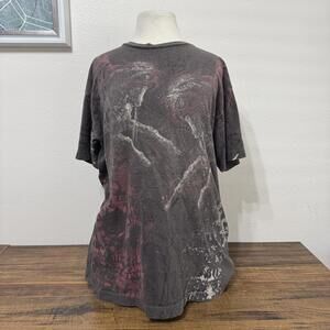 Premium Quality Denim Graphic T-Shirt Size L